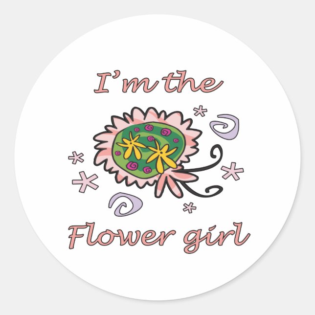 Adesivo Sou a Flor (Frente)