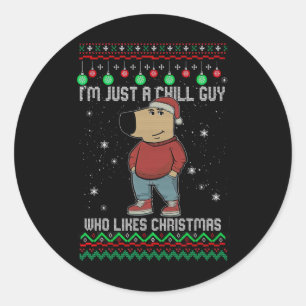 Adesivo Sou apenas uma Cara de frio que gosta do Natal