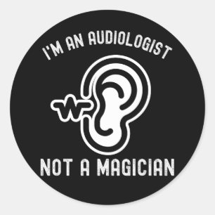 Adesivo Sou Audiologista, não mágico