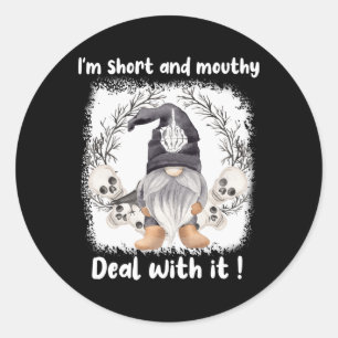 Adesivo Sou breve e humilde... lidando com isso, Gnomo Hal