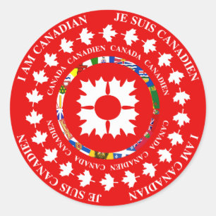ADESIVO SOU CANADENSE - JE SUIS CANADIEN 2 STICKER