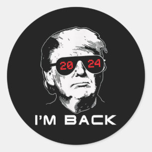 Adesivo Sou Ck Trump 2024 Patriotic Take America Ck Electi