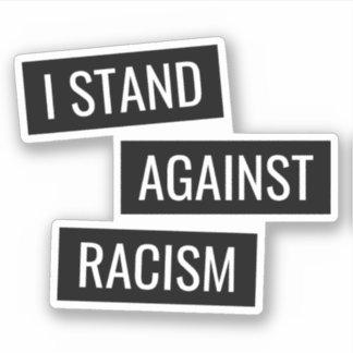 Adesivo Sou contra o racismo
