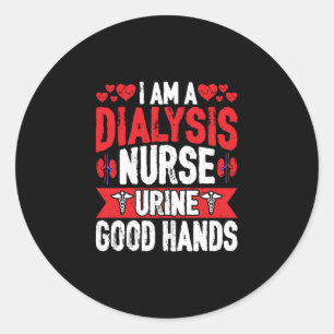 Adesivo Sou enfermeira em diálise Urina, boa mão - Urologi