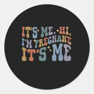 Adesivo Sou eu, estou grávida, é a minha gravidez, Announc