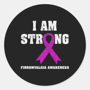 Adesivo Sou Forte Conhecimento por Fibromialgia 1