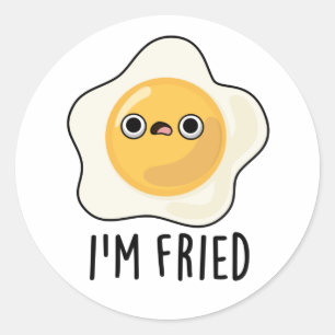Adesivo Sou Fried Funny Fried Egg Pun