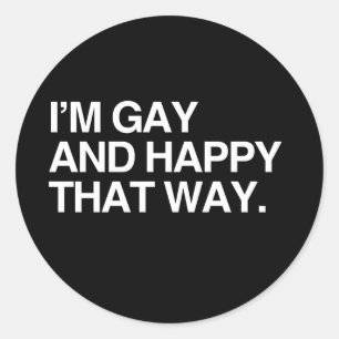 ADESIVO SOU GAY E FELIZ DESSA FORMA