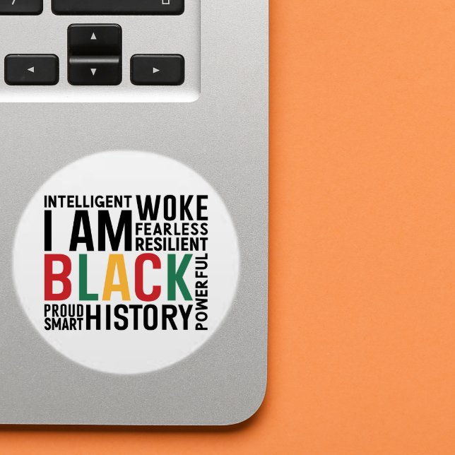 Adesivo Sou História Negra (Criador carregado)