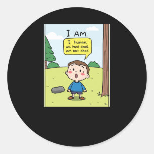 Adesivo Sou Humano