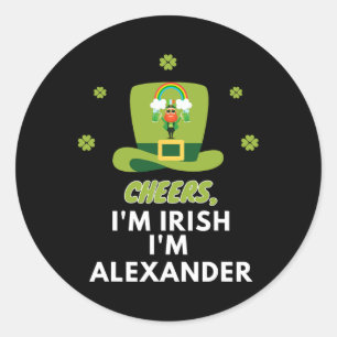 Adesivo Sou Irlandês Sou Alexander