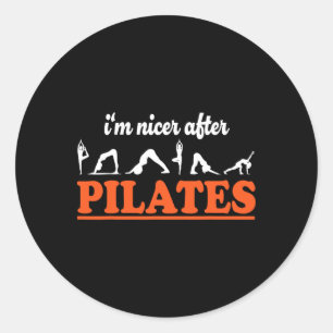 Adesivo Sou Mais Simpático Depois do Instrutor de Pilates