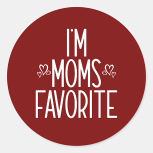 Adesivo Sou o Favorito da Mamãe