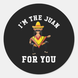Adesivo Sou o Juan para você - Cinco De Mayo Cinco de Maio