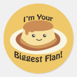 Adesivo Sou o seu maior Flan