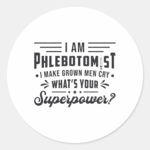 Adesivo Sou Phlebotomist Superpower Phlebotomy Gift