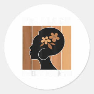Adesivo Sou Preto Todos Os Meses Mulheres Melaninas Histór