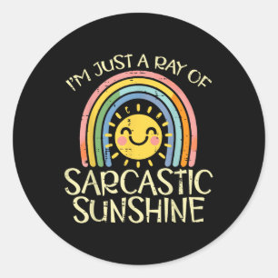 Adesivo Sou Ray Sarcástico Sunshine Engraçado Dizendo Groo