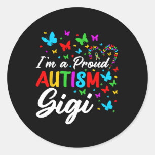 Adesivo Sou um Autismo Orgulhoso Gigi Autismo Fitas de Con