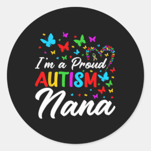 Adesivo Sou um Autismo Orgulhoso Nana Autismo Fitas de Con