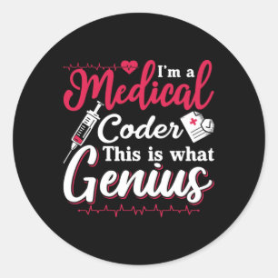 Adesivo Sou um Codificador Médico Este Genial Programador 