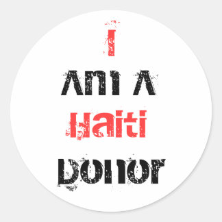 Adesivo Sou um dador do Haiti