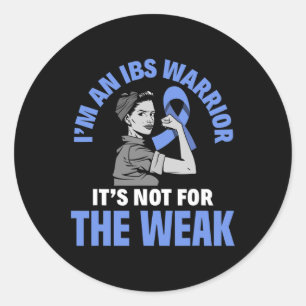 Adesivo Sou um guerreiro do Ibs - Síndrome de Bowel Irritá