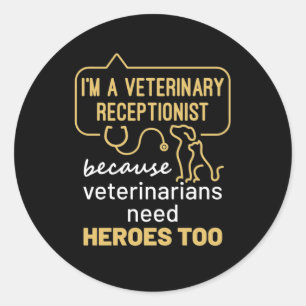 Adesivo Sou um Heroes Veterinário