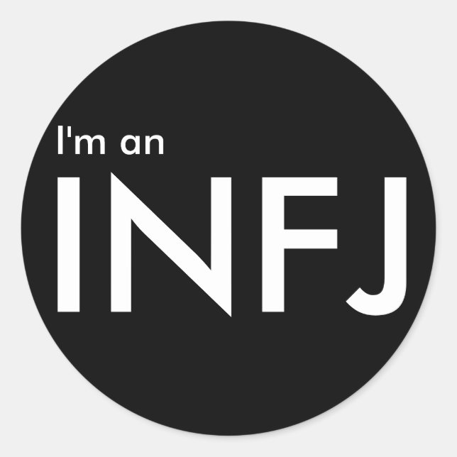 Adesivo Sou um INFJ - Personalidade Tipo (Frente)
