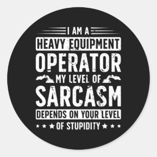 Adesivo Sou Um Operador De Equipamento Pesado De Operador