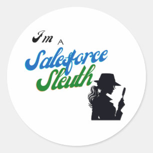Adesivo Sou um Sleuth da Força de Salesforce