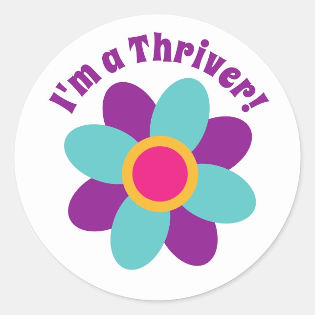 Adesivo Sou um Thriver! (Frente)