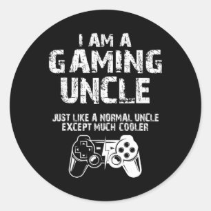 Adesivo Sou Um Tio De Jogo Engraçado Jogador De Vídeo Gama