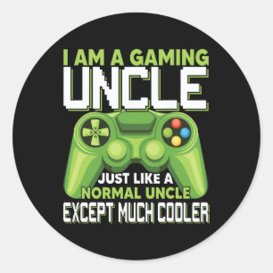Adesivo Sou Um Tio De Jogos, Exceto Um Vídeo Gamer Muito M