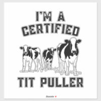 Sou um tirador de tetas certificado, fazendeiro de