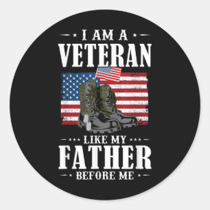 Adesivo Sou Um Veterano Como Meu Pai Antes De Mim American