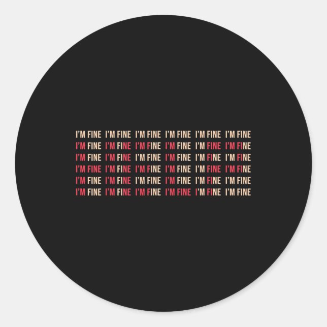 Adesivo Sou uma boa ajuda, depressão, consciência de saúde (Frente)