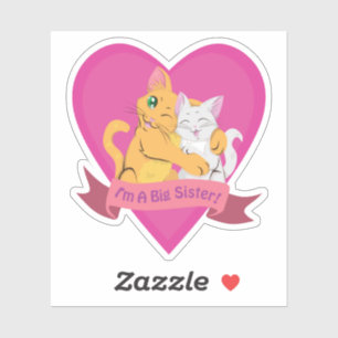 Adesivo Sou uma Irmã Grande!