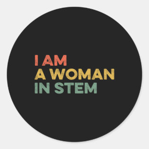 Adesivo Sou Uma Mulher No Stem Steminist Science Feminist