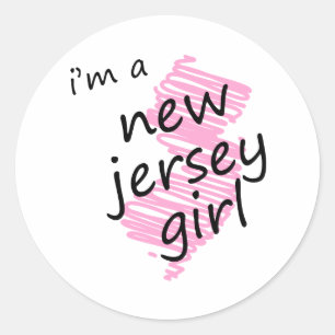 Adesivo Sou uma New Jersey Girl