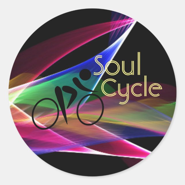 Adesivo Soul Cycle Retro Neon Promotion (Frente)