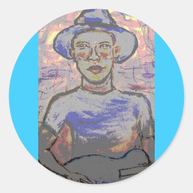 Adesivo Soulful Bluesman (Frente)