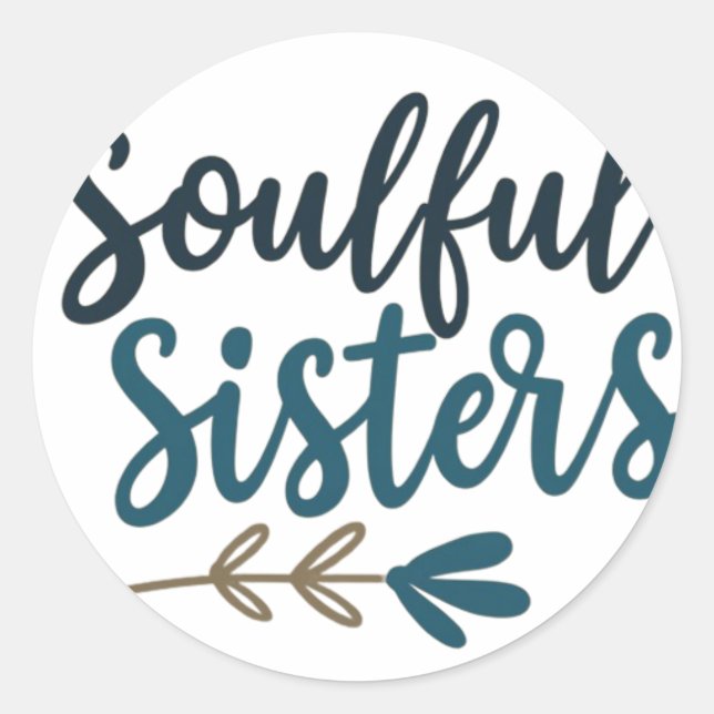 Adesivo Soulful Sisters (Frente)