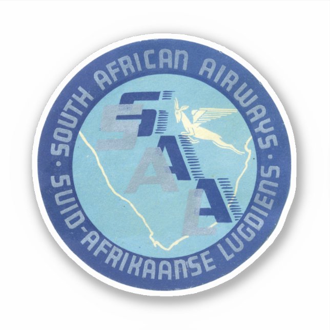 Adesivo South African Airways Africa Sticker (Frente)