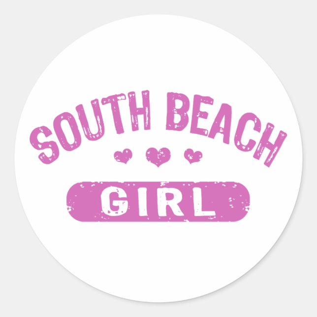 Adesivo South Beach Girl (Frente)