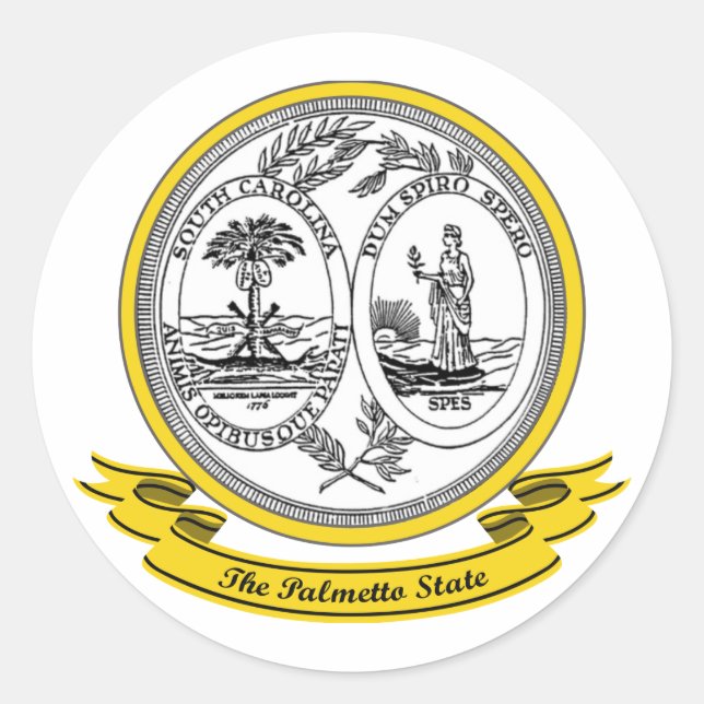 Adesivo South Carolina Seal (Frente)