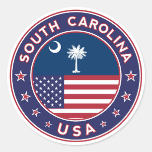 Adesivo South Carolina sticker, phone case, tote bag