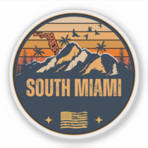 Adesivo South Miami, Flórida