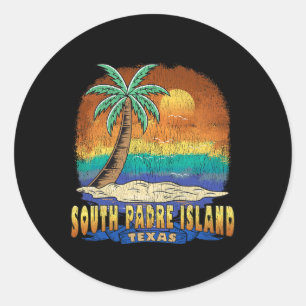 Adesivo South Padre Island Texas Vintage aflita o sul