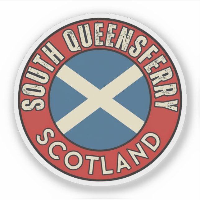 Adesivo South Queensferry, Escócia (Frente)
